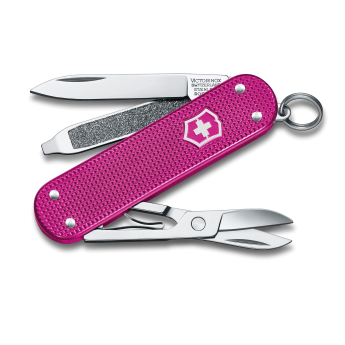Нож-брелок Victorinox Classic SD Alox Flamingo Party 0.6221.251G
